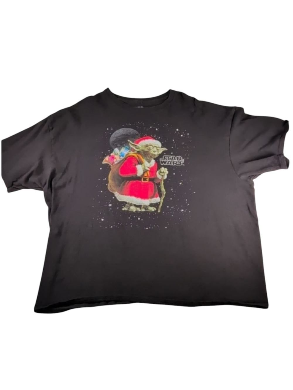 Star Wars Yoda Santa Holiday Christmas T-Shirt Size 2XL
